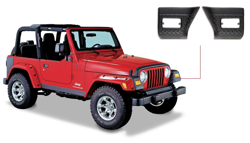 Bushwacker 14007 Trail Armor Front Corner for Select Jeep Wrangler