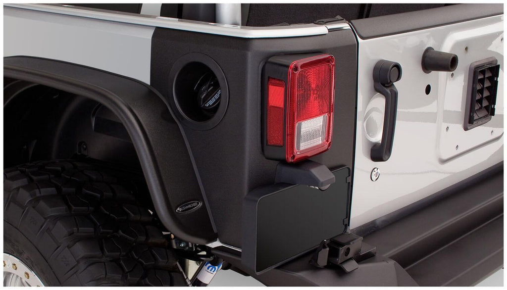 Bushwacker 14009 Trail Armor Rear Corner for Select Jeep Wrangler, Jeep Wrangler JK