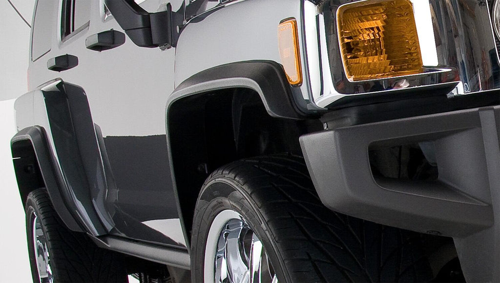 Bushwacker 150900-02 Fender Flares OE-Style 4Pc for Select Hummer H3