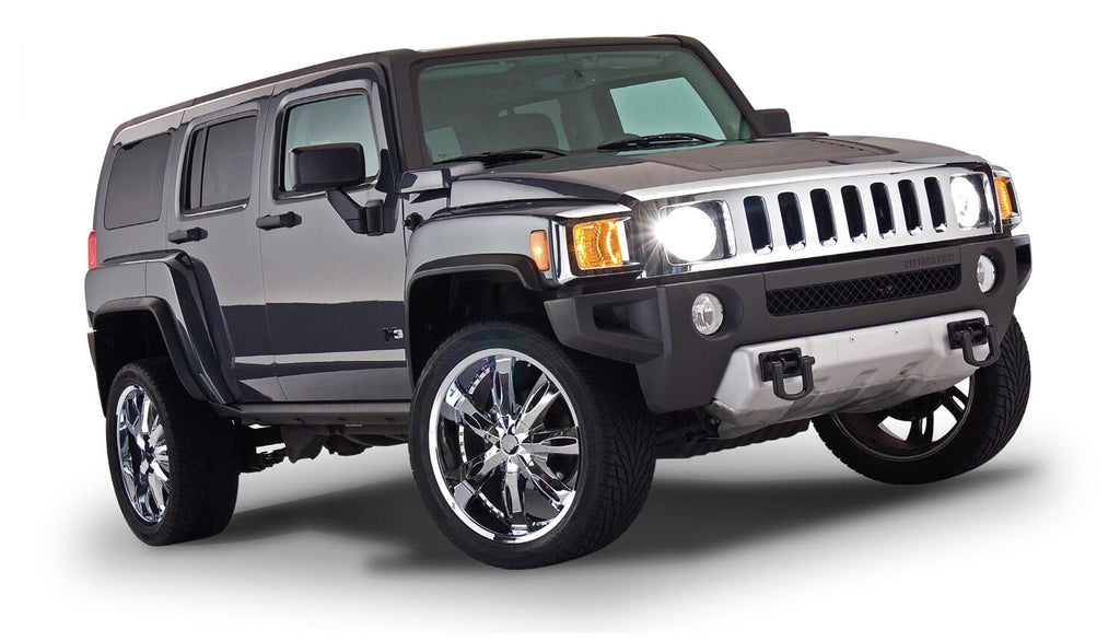 Bushwacker 150900-02 Fender Flares OE-Style 4Pc for Select Hummer H3