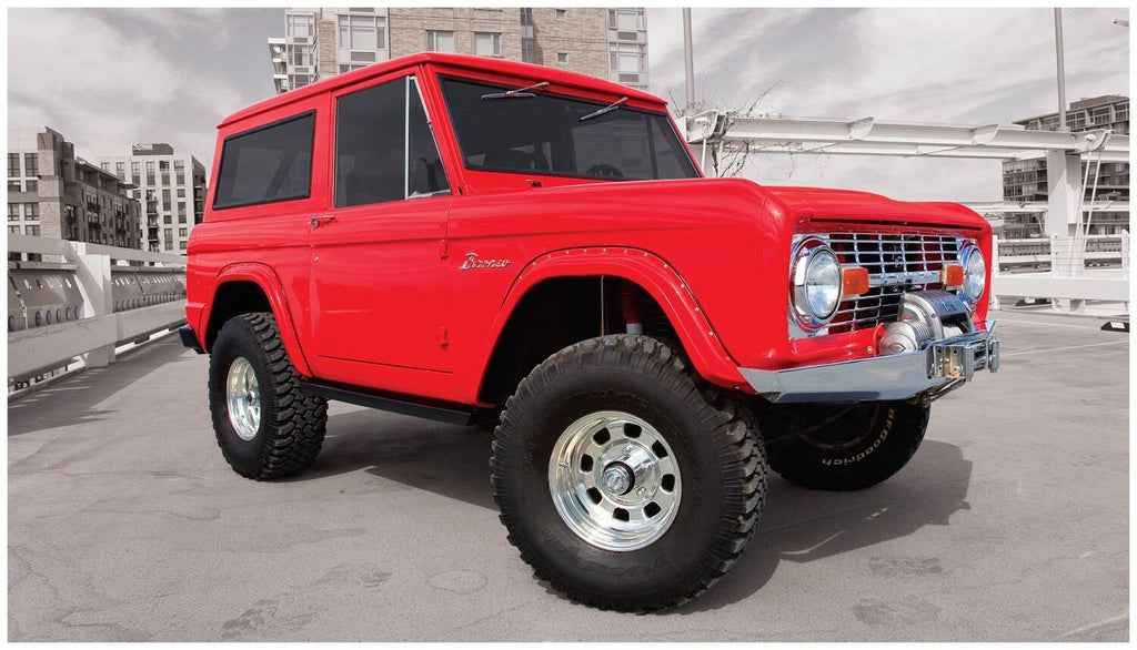 Bushwacker 20001-07 Fender Flares Cutout Style 2Pc Front for Select Ford Bronco