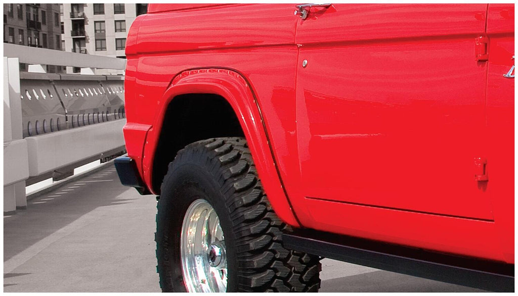 Bushwacker 20002-07 Fender Flares Cutout Style 2Pc Rear for Select Ford Bronco