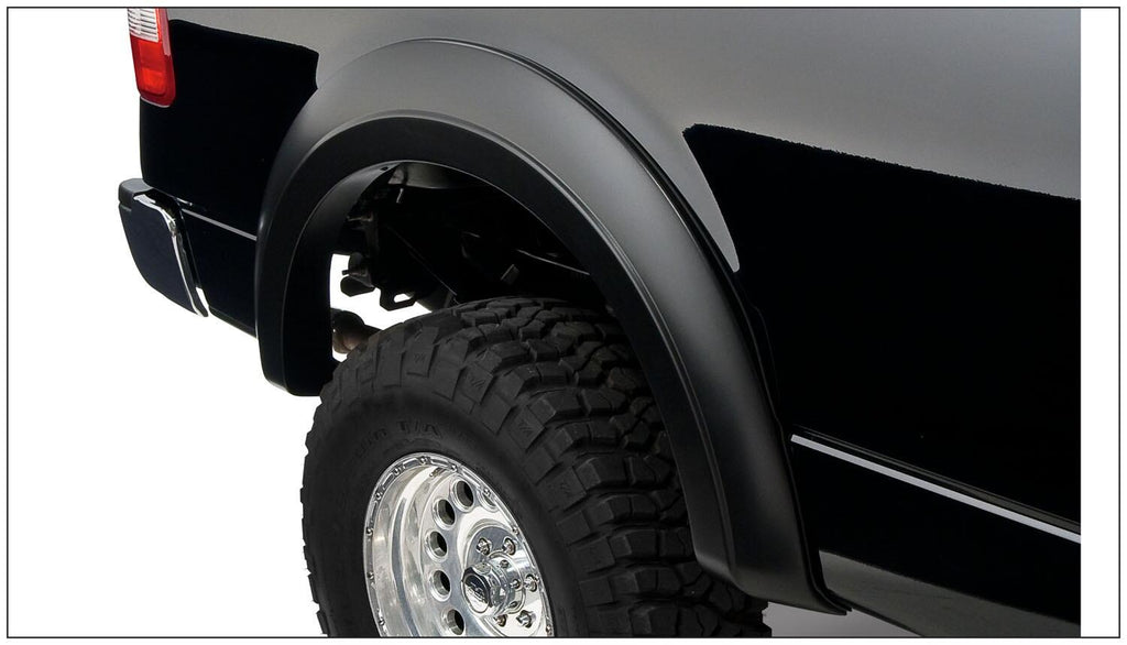 Bushwacker 20052-02 Fender Flares Extend-A-Fender Style 2Pc Rear for Select Ford F-150, Lincoln Mark LT
