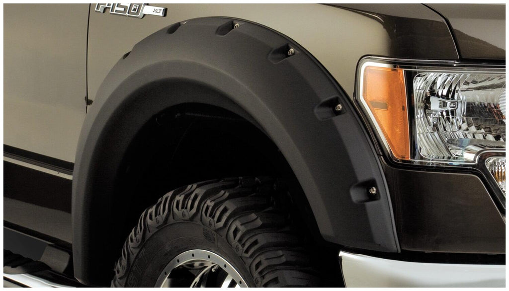 Bushwacker 20071-02 Fender Flares Max Pocket Style 2Pc Front for Select Ford F-150