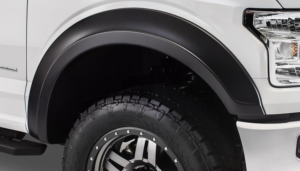 Bushwacker 20093-02 Fender Flares Extend-A-Fender Style 2Pc Front for Select Ford F-150