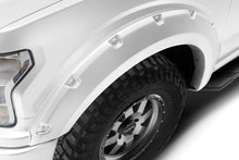 Load image into Gallery viewer, Bushwacker 20945-12 Fender Flares Pocket Style-Color Oxford White Smooth Finish 4 Pc for Select Ford F-150