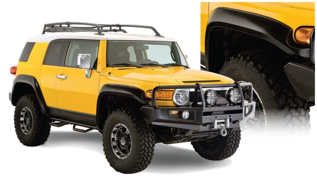 Bushwacker 31924-02 Fender Flares Extend-A-Fender Style 4Pc for Select Toyota FJ Cruiser