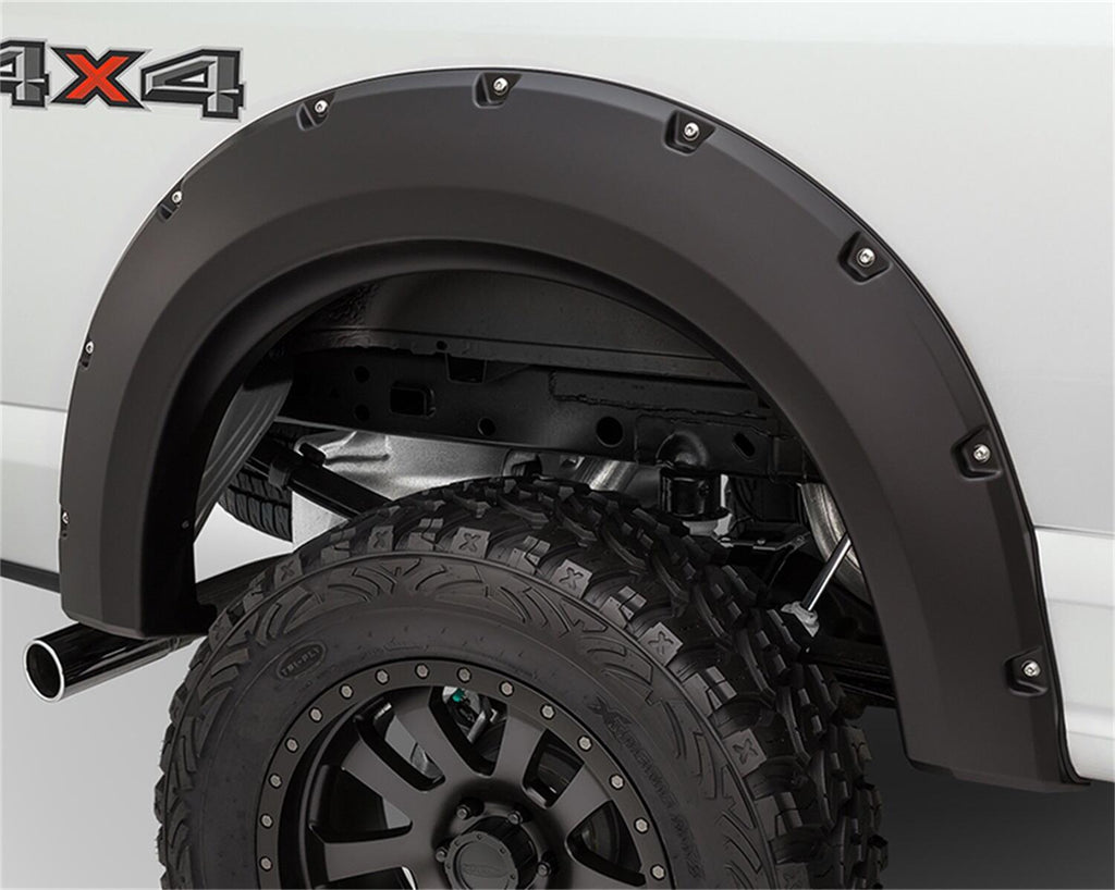 Bushwacker 40090-02 Fender Flares Max Pocket Style 2Pc Rear for Select Chevrolet Silverado