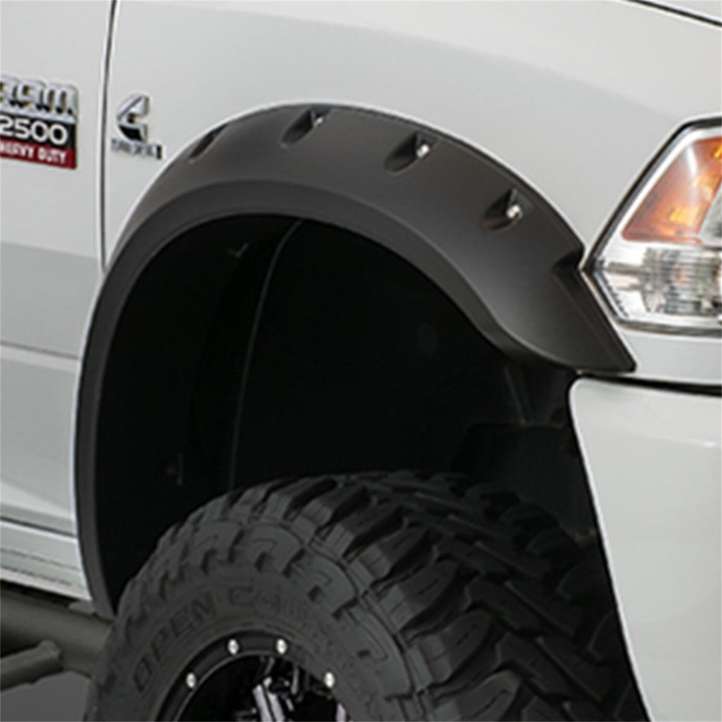Bushwacker 40091-02 Fender Flares Max Pocket Style 2Pc Front for Select Chevrolet Silverado 1500, Chevrolet Silverado LD, Chevrolet Silverado HD, Chevrolet Silverado HD