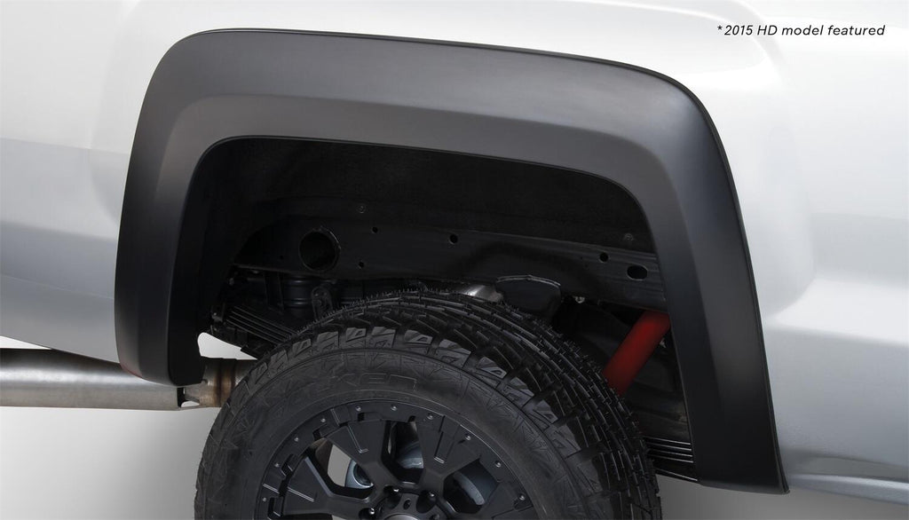 Bushwacker 40100-02 Fender Flares Extend-A-Fender Style 2Pc Rear for Select GMC Sierra 1500, GMC Sierra Limited, GMC Sierra HD, GMC Sierra HD