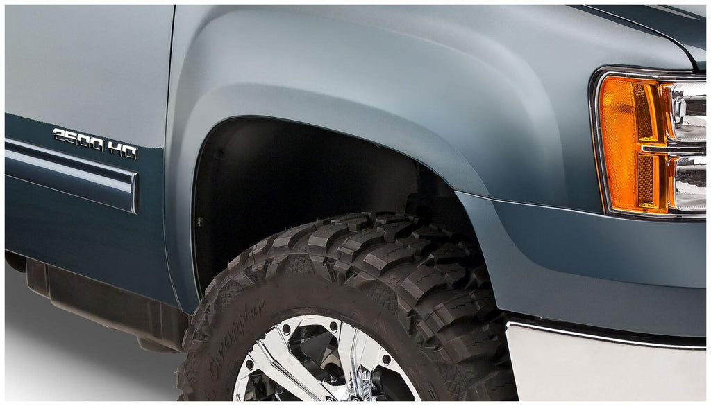 Bushwacker 40109-02 Fender Flares Boss Pocket Style 2Pc Front for Select GMC Sierra HD, GMC Sierra HD