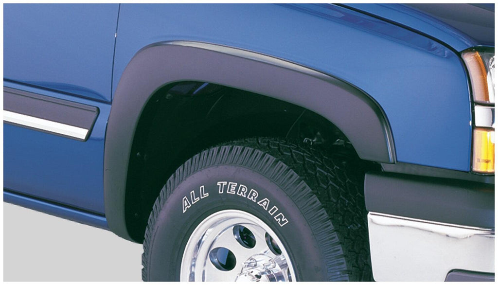 Bushwacker 40915-02 Fender Flares OE-Style 4Pc for Select Chevrolet Silverado 1500, Chevrolet Silverado Classic, Chevrolet Silverado HD, Chevrolet Silverado HD Classic, Chevrolet Silverado 2500, Chevrolet Silverado HD, Chevrolet Silverado HD Classic,
