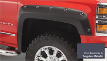 Load image into Gallery viewer, Bushwacker 40974-64 Fender Flares Pocket Style-Color Abalone White Tricoat Smooth Finish 4 Pc for Select GMC Sierra