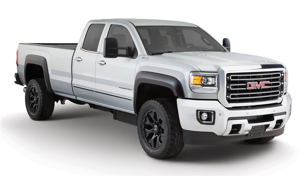 Bushwacker 40966-02 Fender Flares Extend-A-Fender Style 4Pc for Select GMC Sierra HD, GMC Sierra HD