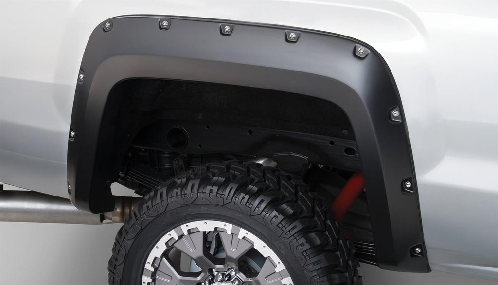 Bushwacker 40967-02 Fender Flares Pocket Style 4Pc for Select GMC Sierra HD, GMC Sierra HD