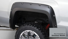Load image into Gallery viewer, Bushwacker 40974-54 Fender Flares Pocket Style-Color Quicksilver Metallic Smooth Finish 4 Pc for Select GMC Sierra