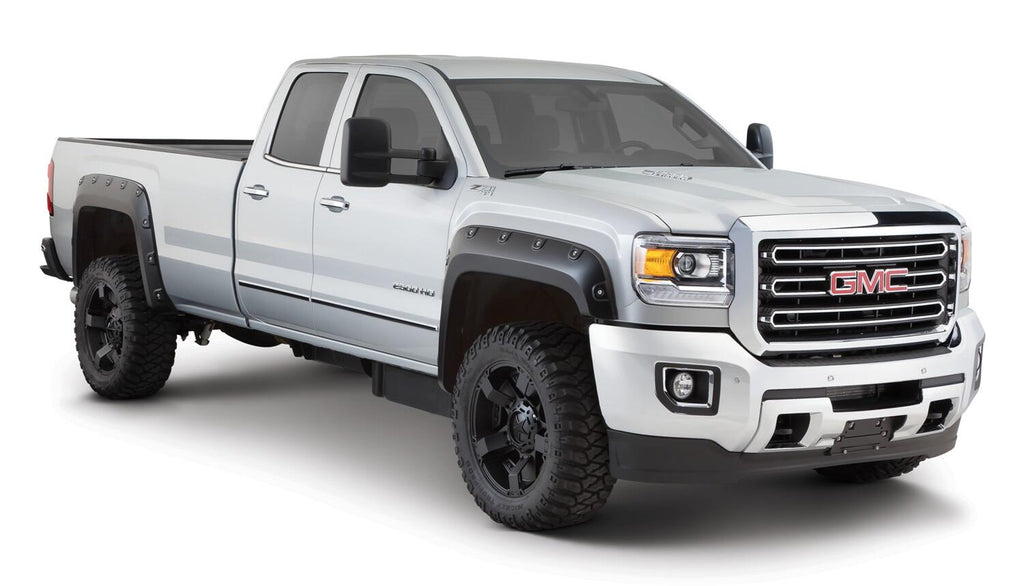 Bushwacker 40968-02 Fender Flares Boss Pocket Style 4Pc for Select GMC Sierra HD, GMC Sierra HD