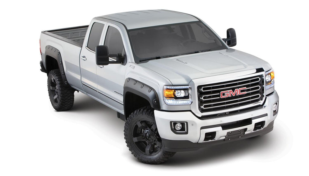 Bushwacker 40968-02 Fender Flares Boss Pocket Style 4Pc for Select GMC Sierra HD, GMC Sierra HD