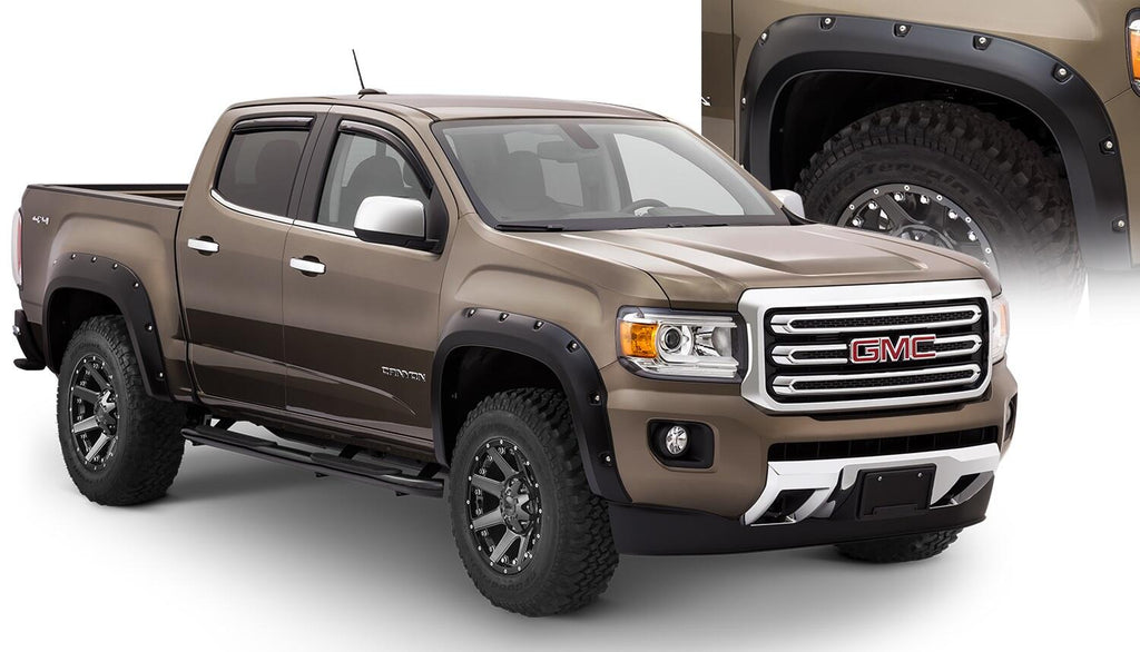 Bushwacker 40971-02 Fender Flares Pocket Style 4Pc for Select GMC Canyon