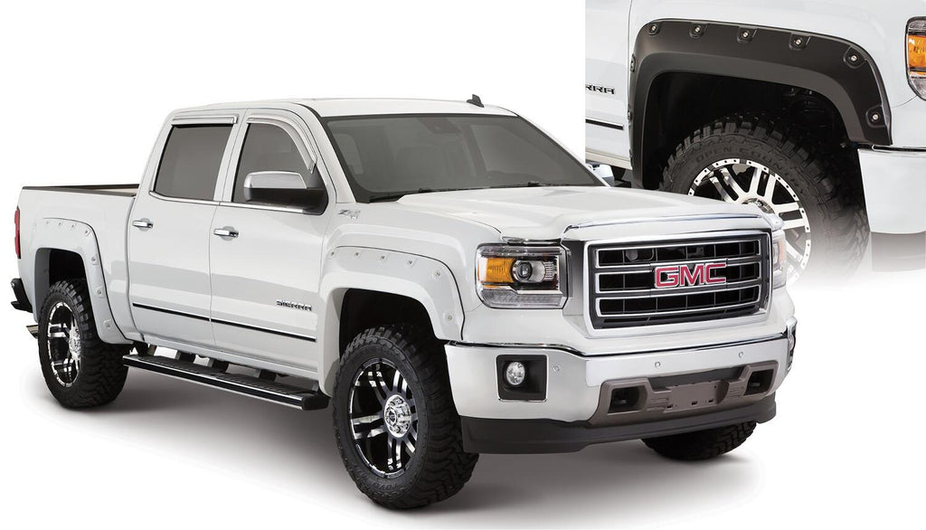 Bushwacker 40976-02 Fender Flares Boss Pocket Style 4Pc for Select GMC Sierra