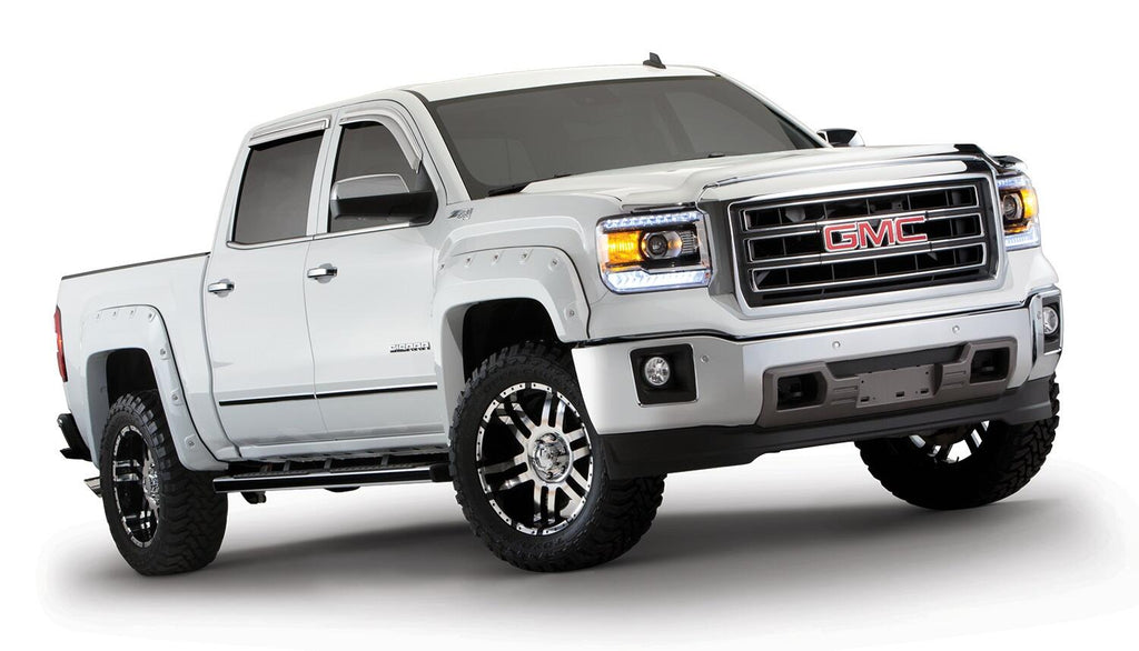 Bushwacker 40976-02 Fender Flares Boss Pocket Style 4Pc for Select GMC Sierra