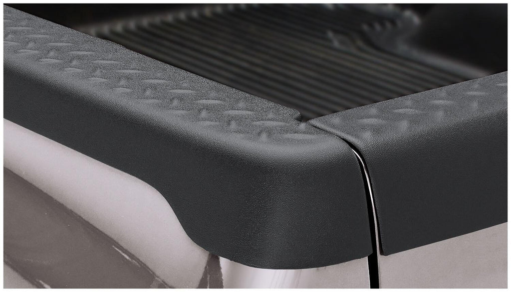 Bushwacker 49502 Bed Rail Caps - Diamondback for Select Chevrolet Silverado 1500, Chevrolet Silverado Classic, Chevrolet Silverado 2500, Chevrolet Silverado HD, Chevrolet Silverado HD Classic, Chevrolet Silverado 3500, Chevrolet Silverado Classic, GMC