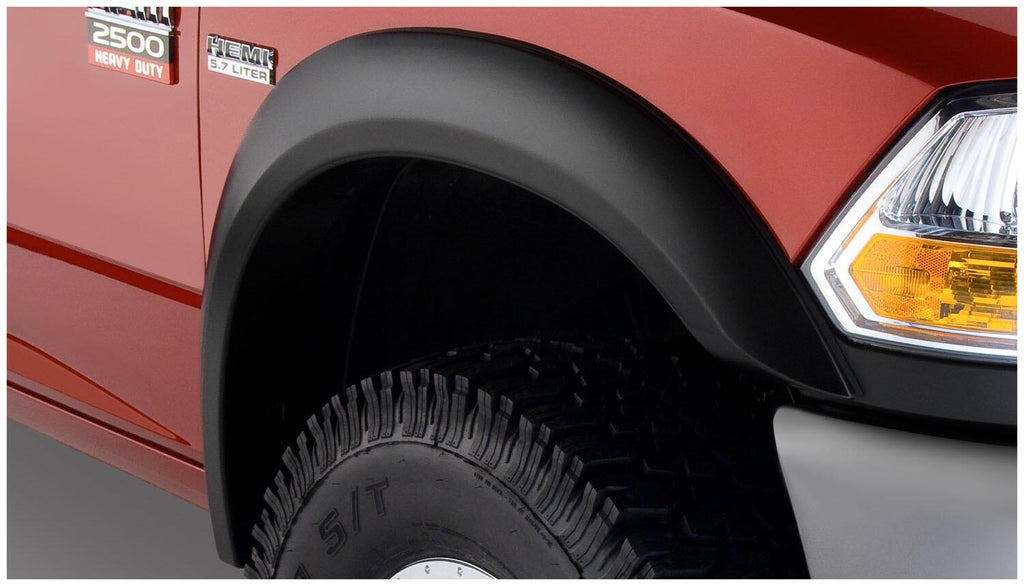 Bushwacker 50045-02 Fender Flares Extend-A-Fender Style 2Pc Front for Select Dodge Ram 2500, Dodge Ram 3500, Ram 2500, Ram