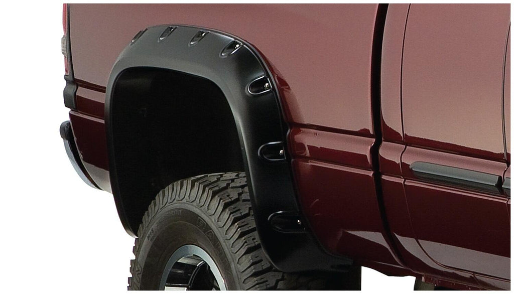 Bushwacker 50907-02 Fender Flares Pocket Style 4Pc for Select Dodge Ram 1500, Dodge Ram 2500, Dodge Ram