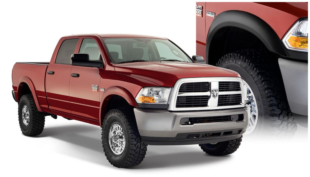 Bushwacker 50918-02 Fender Flares Extend-A-Fender Style 4Pc for Select Dodge Ram 2500, Dodge Ram 3500, Ram 2500, Ram
