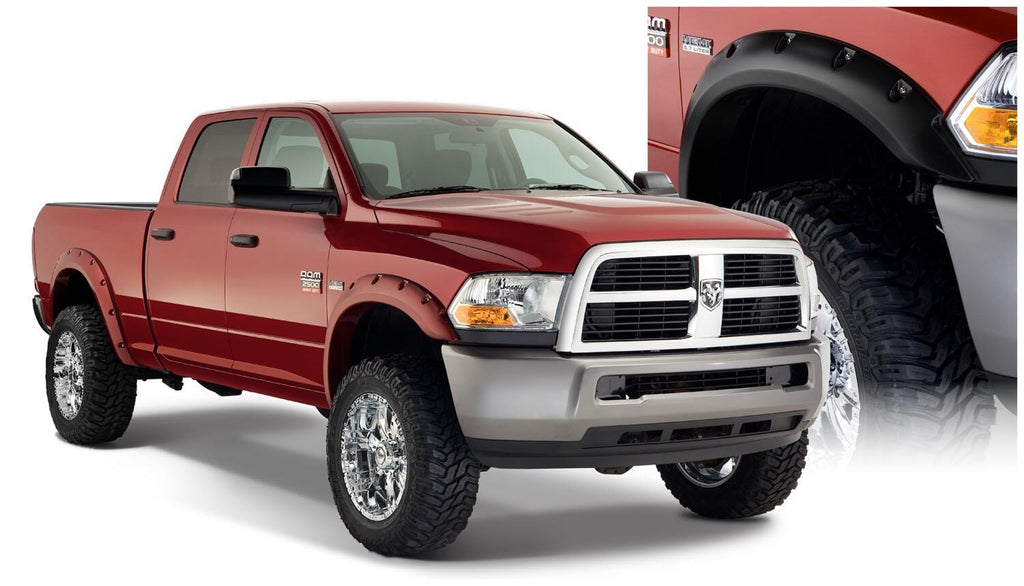 Bushwacker 50919-02 Fender Flares Pocket Style 4Pc for Select Dodge Ram 2500, Dodge Ram 3500, Ram 2500, Ram