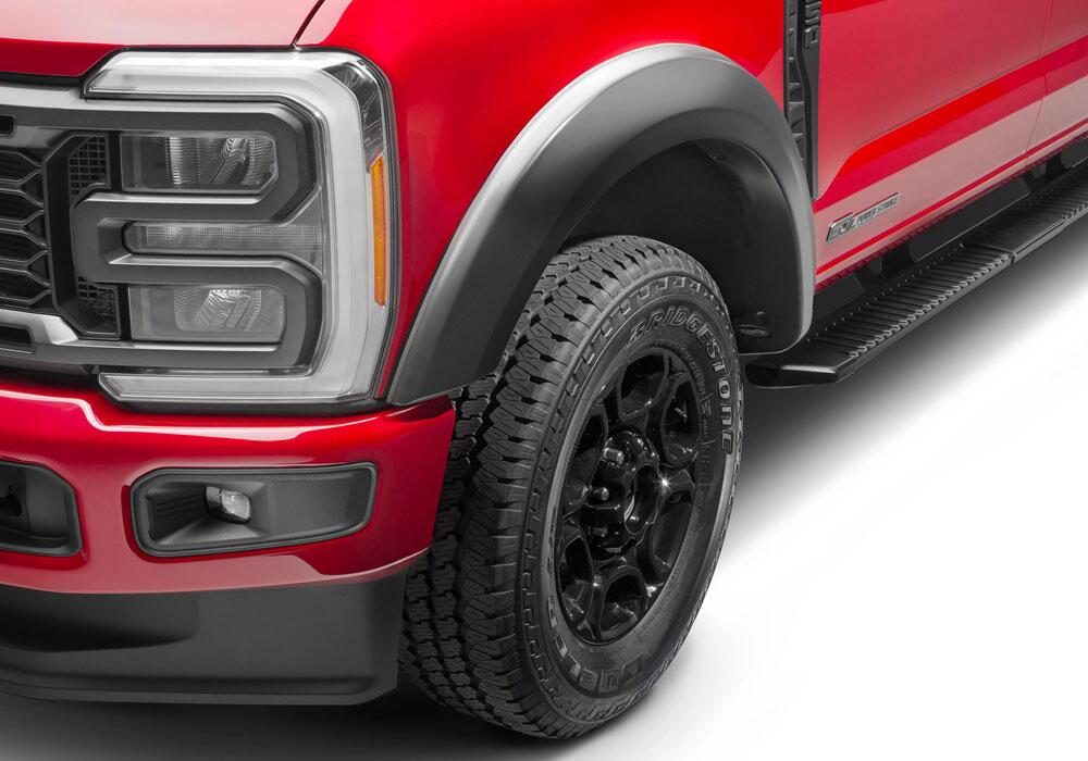 Bushwacker 20147-02 Fender Flares Extend-A-Fender Style 2Pc Front for Select Ford F-250 Super Duty, Ford F-350 Super Duty