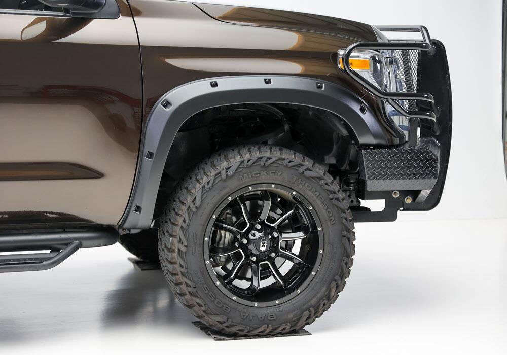 Bushwacker 38607-08 Fender Flares Forge Style 4pc for Select Toyota Tundra