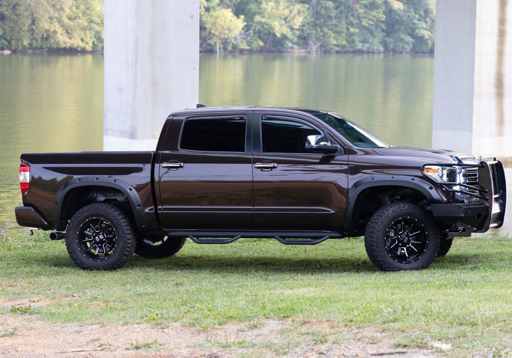 Bushwacker 38607-08 Fender Flares Forge Style 4pc for Select Toyota Tundra