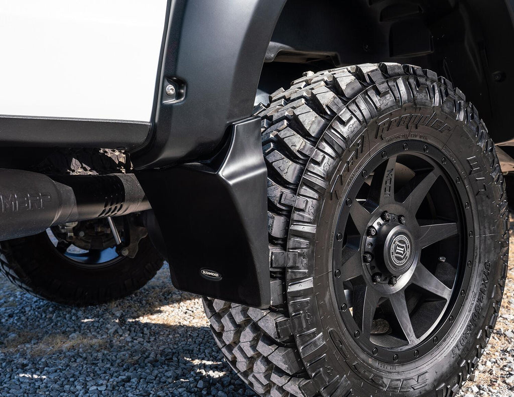 Bushwacker MUD-50054 Trail Armor Mud Flaps - exclusive for Bushwacker Pocket Style Fender Flares for Select Ram