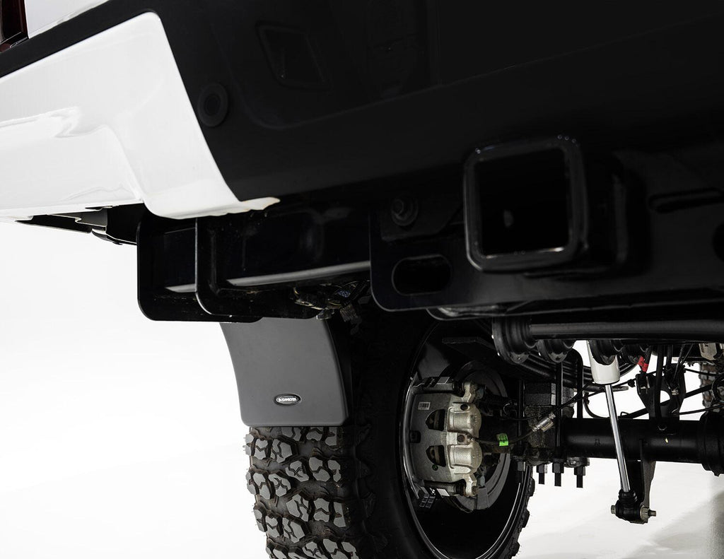 Bushwacker MUD-40120 Trail Armor Mud Flaps - exclusive for Bushwacker Pocket Style Fender Flares for Select Chevrolet Silverado 1500, Chevrolet Silverado LD, Chevrolet Silverado HD, Chevrolet Silverado HD