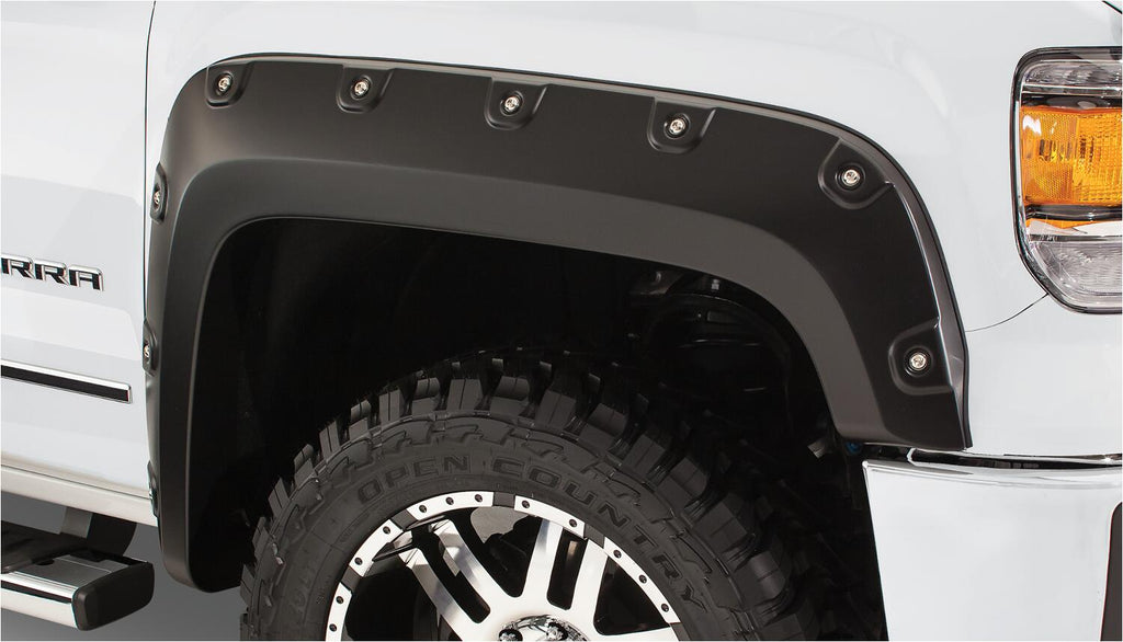 Bushwacker 40951-02 Fender Flares Cutout Style 4Pc for Select GMC Sierra