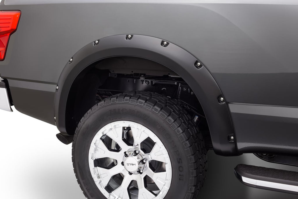 Bushwacker 70909-02 Fender Flares Pocket Style 4Pc for Select Nissan TITAN XD