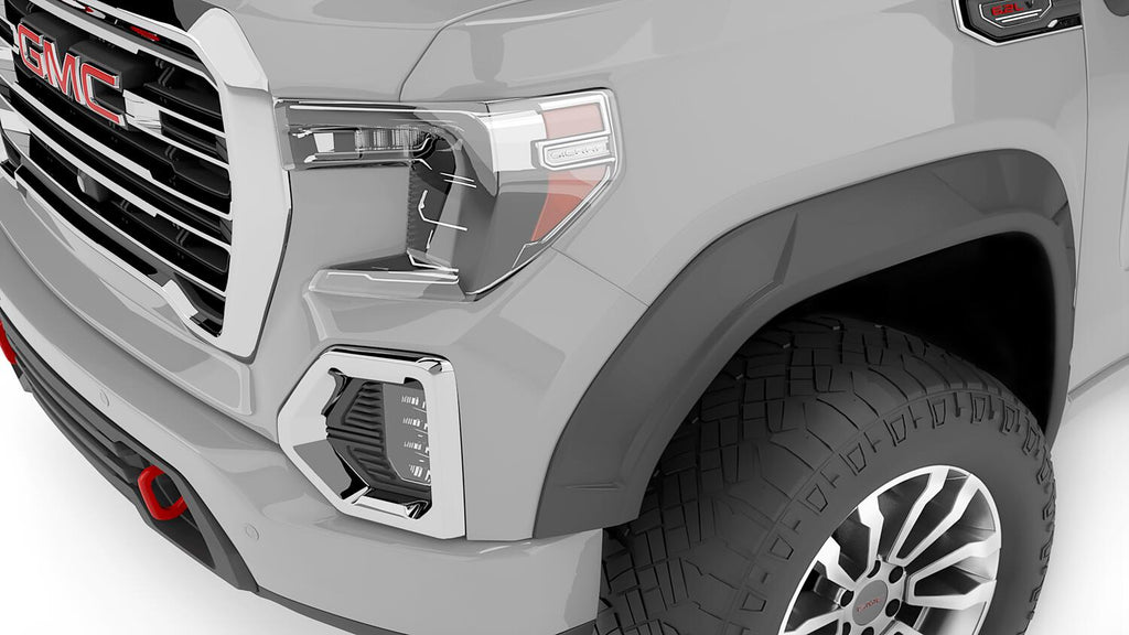 Bushwacker 40946-02 DRT STYLE FENDER FLARE - 4PC for Select GMC Sierra