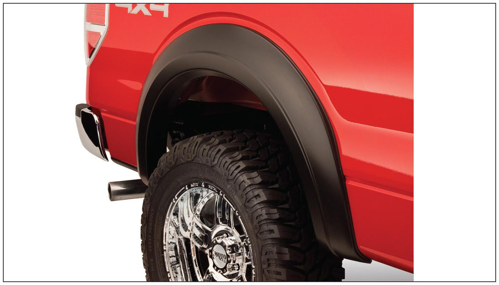 Bushwacker 20020-11 Fender Flares Extend-A-Fender Style 2Pc Rear for Select Ford Bronco, Ford F-150, Ford F-250, Ford F-250 HD, Ford F-350