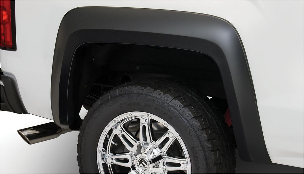 Bushwacker 40146-02 Fender Flares Extend-A-Fender Style 2Pc Rear for Select GMC Sierra