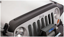 Load image into Gallery viewer, Bushwacker 14061 Trail Armor Hood Stone Guard; Black for Select Jeep Wrangler, Jeep Wrangler JK