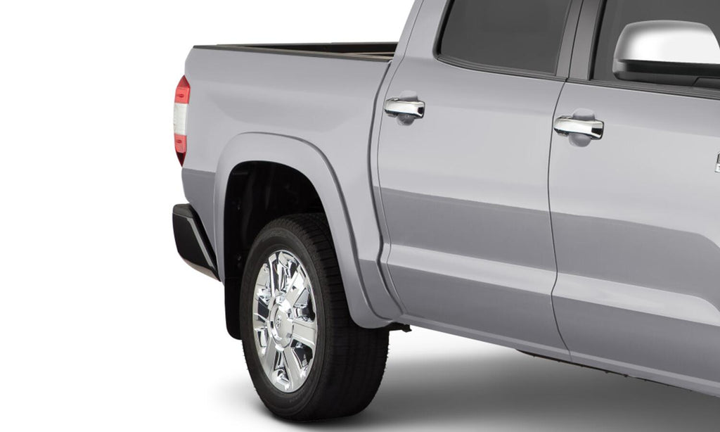Bushwacker 30917-53 Fender Flares OE Style Color Silver Sky Metallic Smooth Finish 4 Pc for Select Toyota Tundra