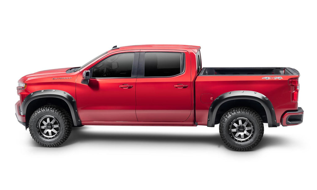 Bushwacker 40992-02 Fender Flares Pocket Style 4Pc for Select Chevrolet Silverado 1500, Chevrolet Silverado LTD