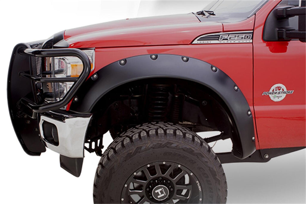 Bushwacker 20101-02 Fender Flares Cutout Style 2Pc Front for Select Ford F-250 Super Duty, Ford F-350 Super Duty, Ford F-450 Super Duty