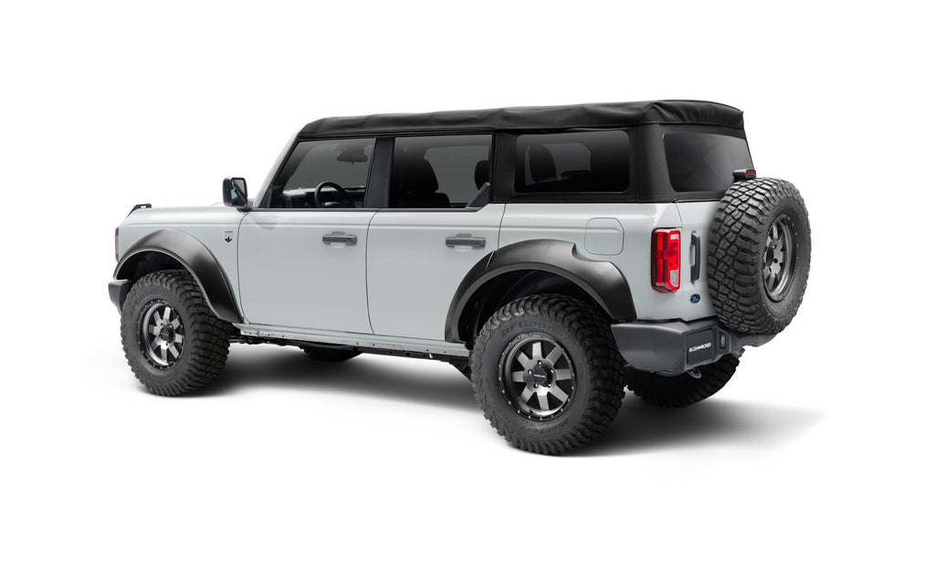 Bushwacker 20961-02 Fender Flares Extend-A-Fender Style 4Pc for Select Ford Bronco
