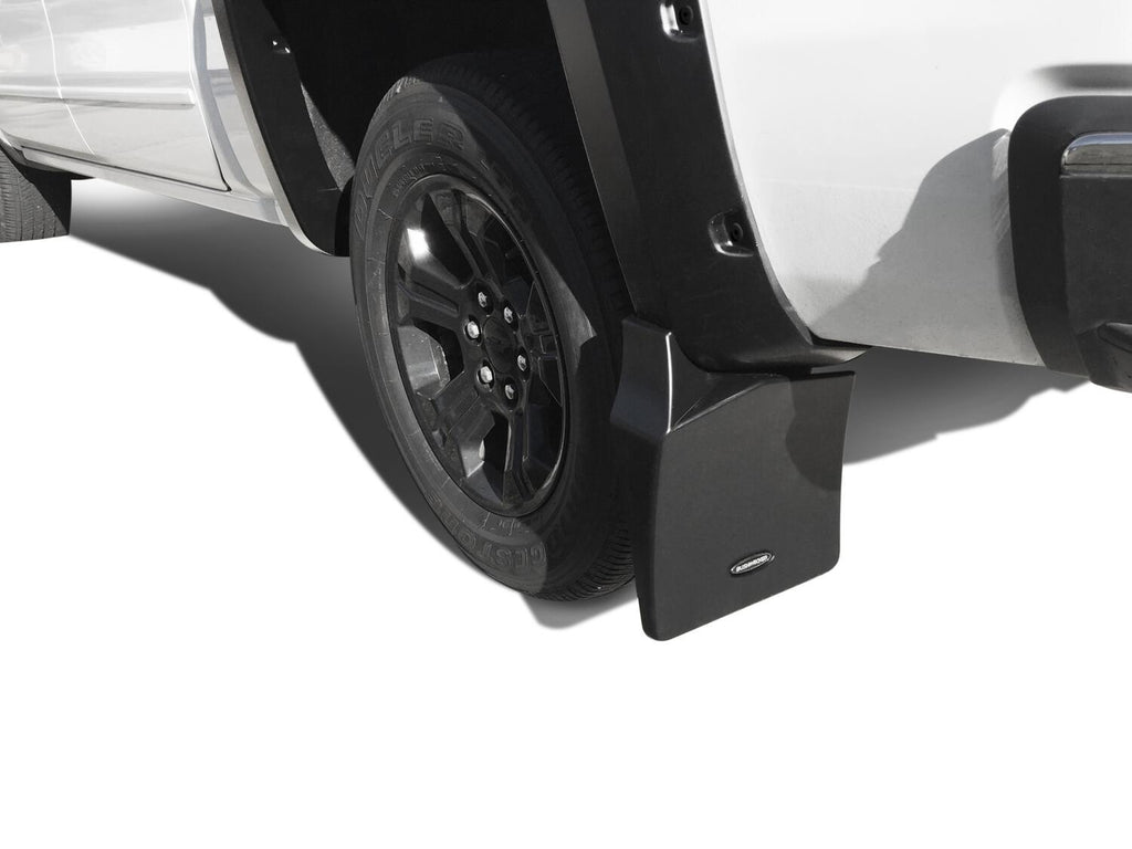 Bushwacker MUD-40120 Trail Armor Mud Flaps - exclusive for Bushwacker Pocket Style Fender Flares for Select Chevrolet Silverado 1500, Chevrolet Silverado LD, Chevrolet Silverado HD, Chevrolet Silverado HD