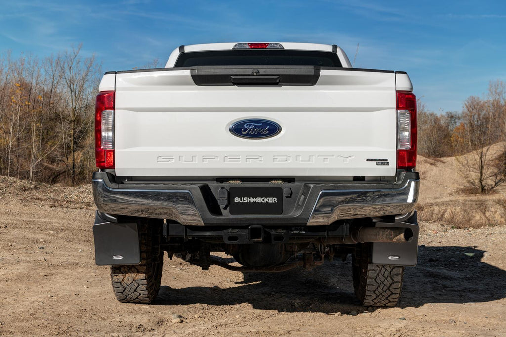 Bushwacker MUD-20106 Trail Armor Mud Flaps - exclusive for Bushwacker Pocket Style Fender Flares for Select Ford F-250 Super Duty, Ford F-350 Super Duty
