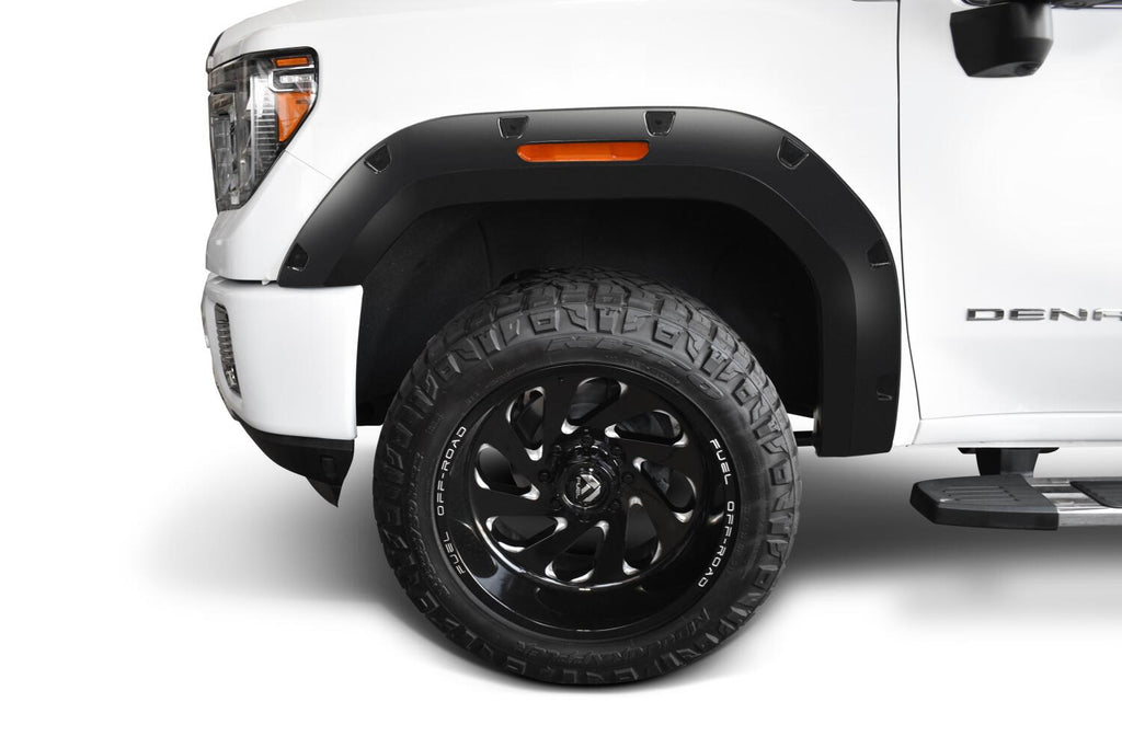 Bushwacker 40173-02 Fender Flares Pocket Style 2Pc Front for Select Chevrolet Silverado 1500, Chevrolet Silverado LTD
