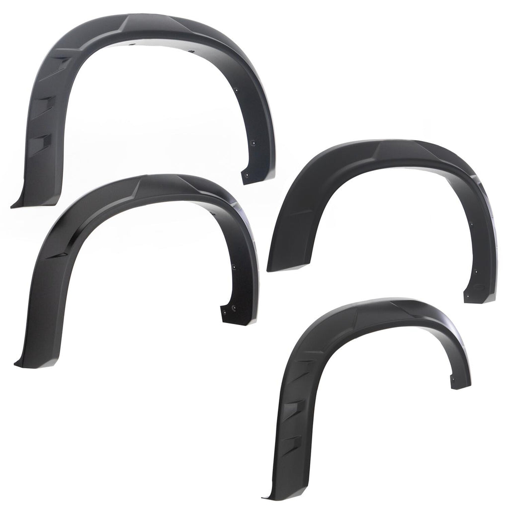 Bushwacker 40984-02 DRT STYLE FENDER FLARE - 4PC for Select Chevrolet Silverado 1500, Chevrolet Silverado LTD