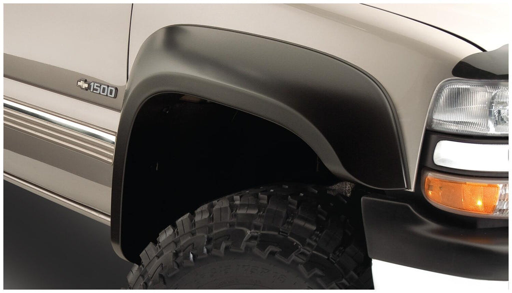 Bushwacker 40938-02 Fender Flares Extend-A-Fender Style 4Pc for Select Chevrolet Silverado 1500, Chevrolet Silverado HD, Chevrolet Silverado HD